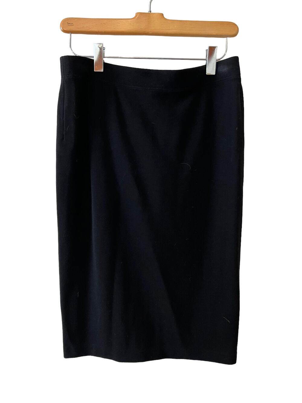 Vince casual ribbed knit pull on skirt Black S